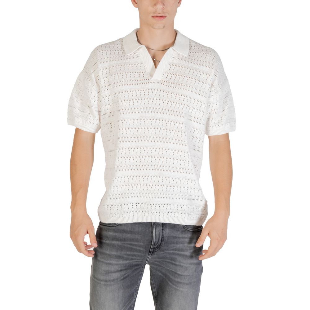 White Cotton Shortsleeve Shirt
