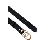 Bicolor Leather Regular Belt