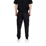 Black Viscose Casual Pants