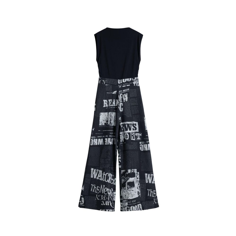 Black Polyester Rompers