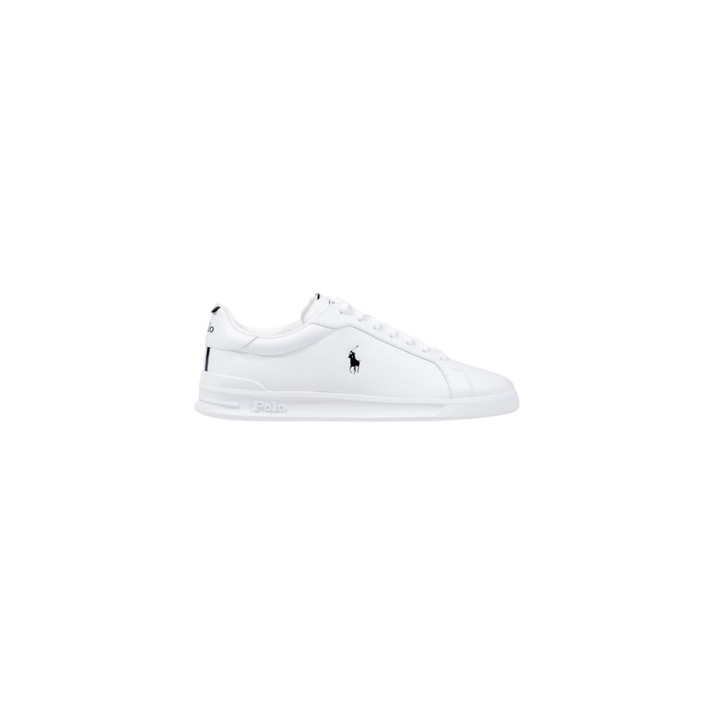 White Leather Low Top Sneakers