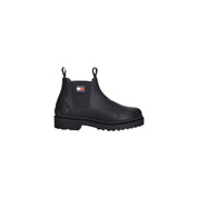 Black Leather Chelsea Boots