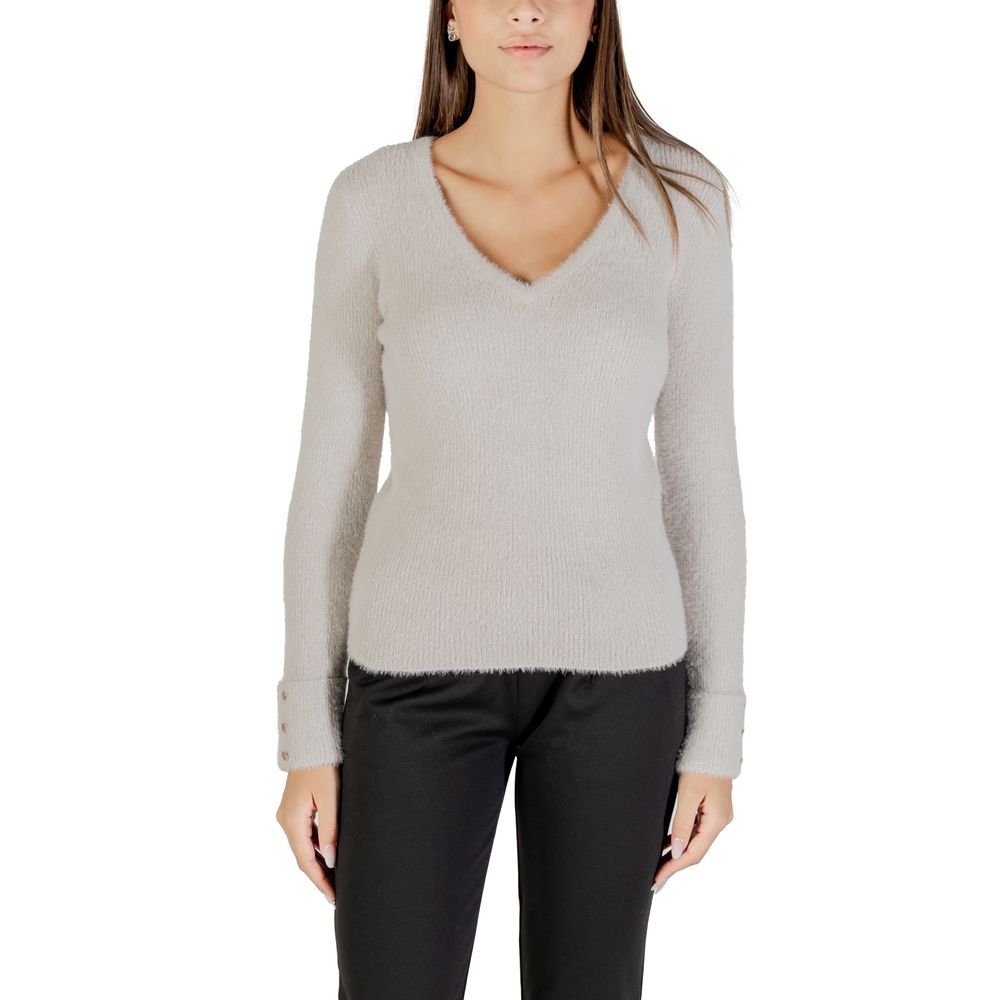 Beige Polyamide Sweatshirt