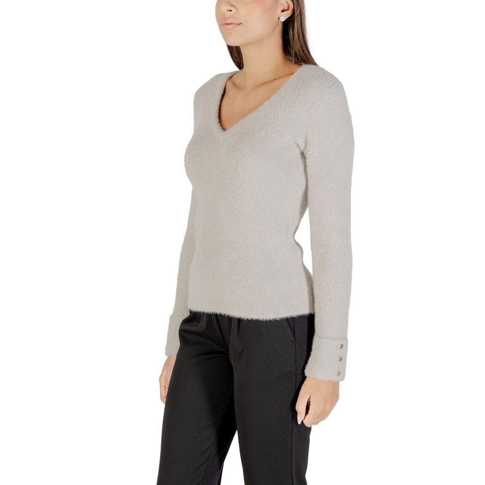 Beige Polyamide Sweatshirt