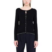 Black Textile Cardigan