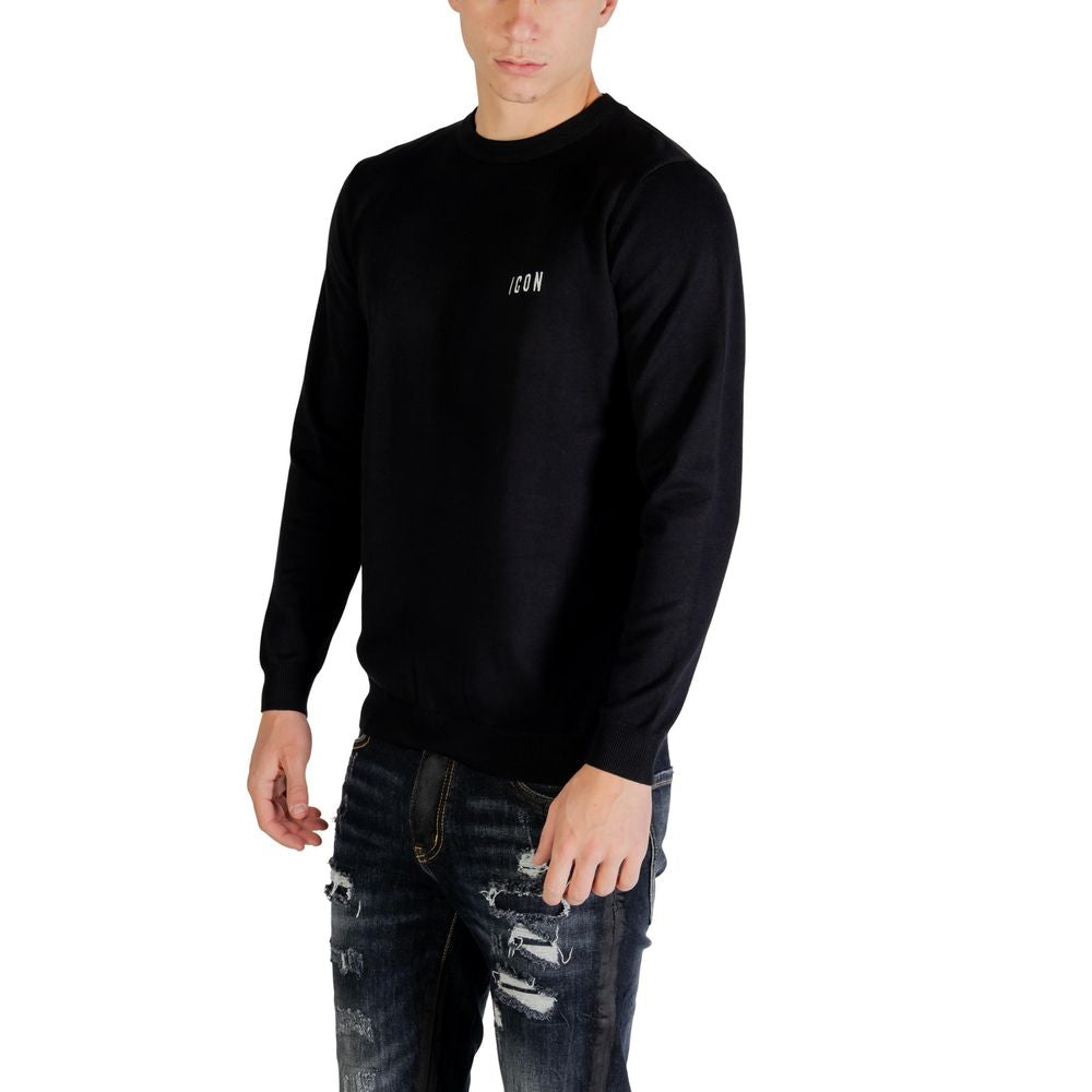 Black Viscose Sweatshirt