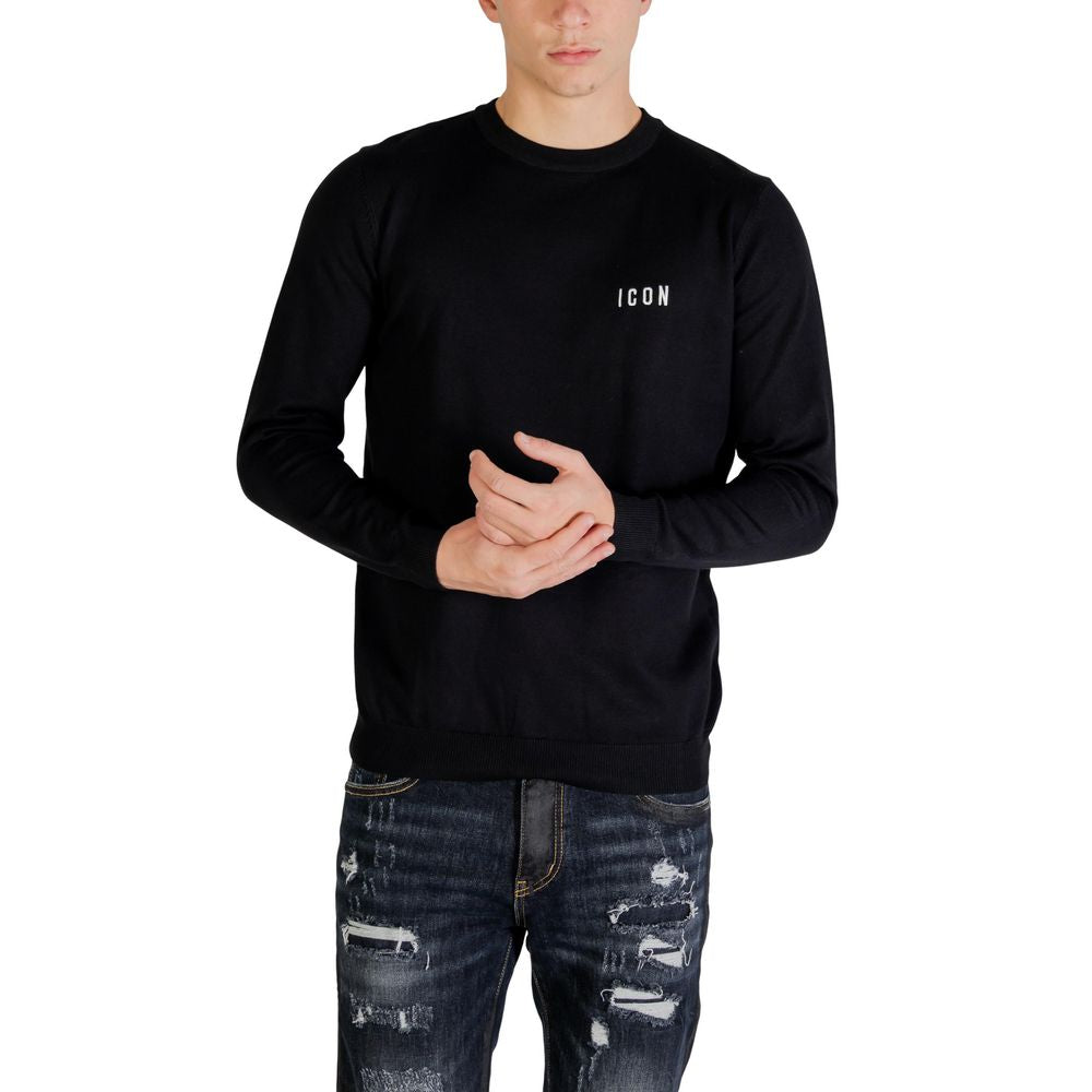 Black Viscose Sweatshirt