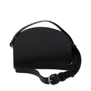 Black Leather Crossbody Bag