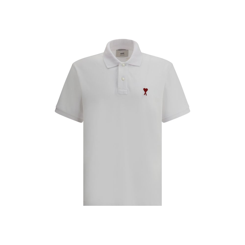 White Cotton Polo Shirt