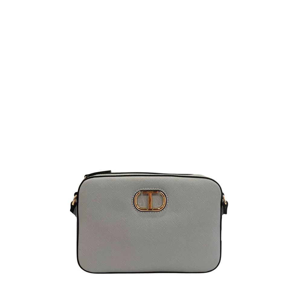 Blue PU Women Crossbody Bag