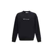 Black Cotton Sweatshirt