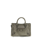 Gray Calf Leather Bos Taurus Shoulder Bag
