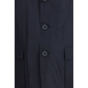Blue Polyester Coat
