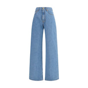 Blue Cotton Jeans Denim