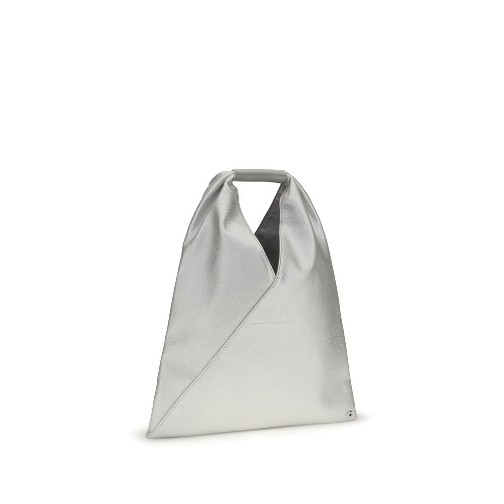 Silver Polyethylene Handbag