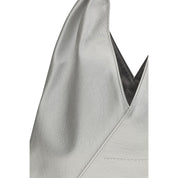 Silver Polyethylene Handbag