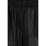 Black Lyocell Casual Pants