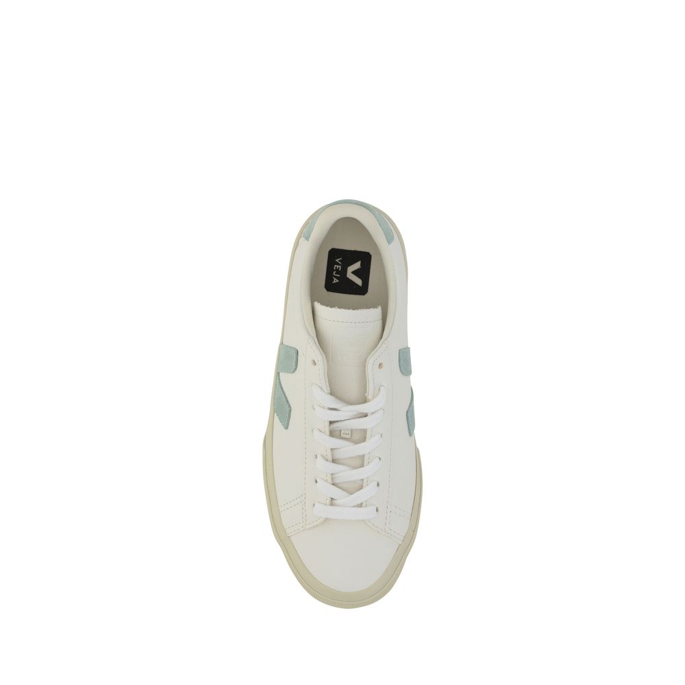 White Calf Leather Bos Taurus Low Top Sneakers