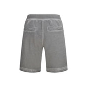 Gray Cotton Bermuda Shorts