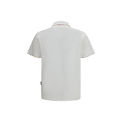 White Cotton Polo Shirt