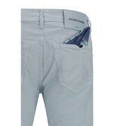 Blue Cotton Pants