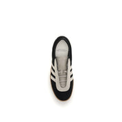Black Calf Leather Bos Taurus Low Top Sneakers