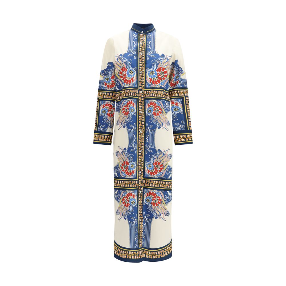 Multicolor Cotton Casual Dress