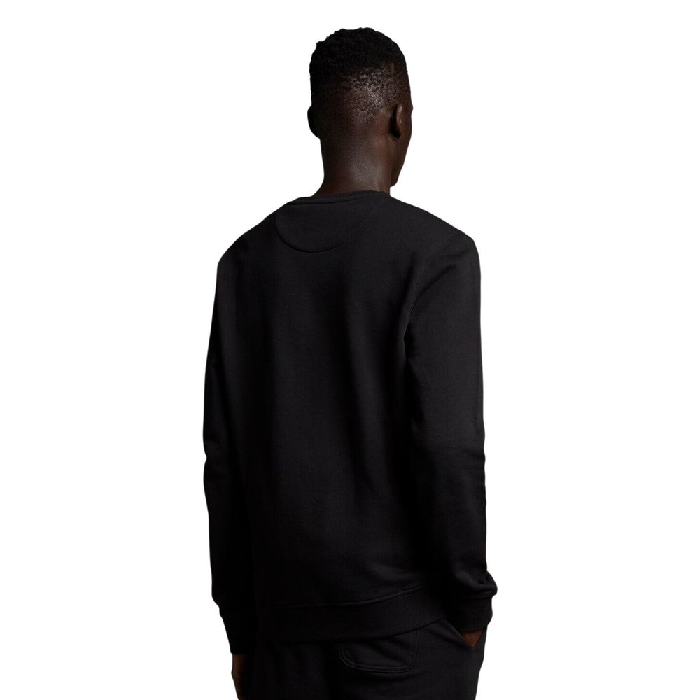 Black Cotton Sweatshirt