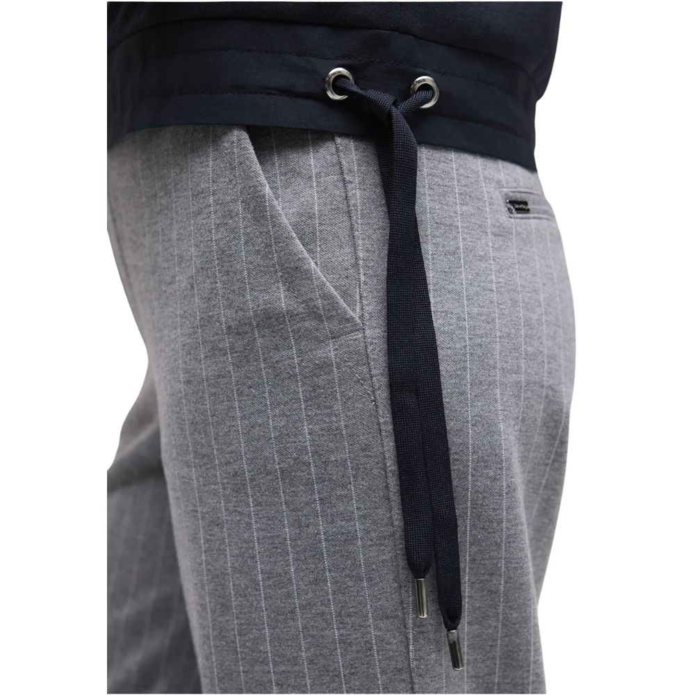 Blue Polyester Sweatshirt