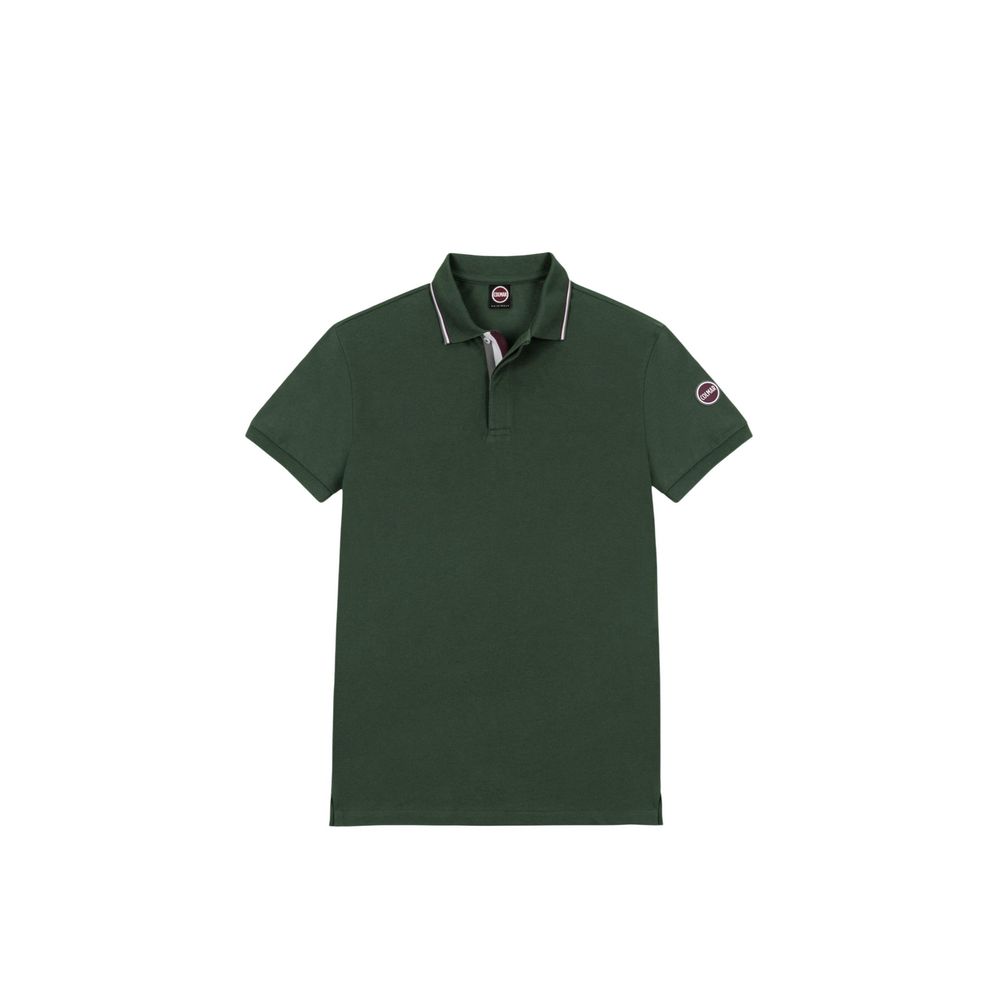 Green Cotton Polo Shirt