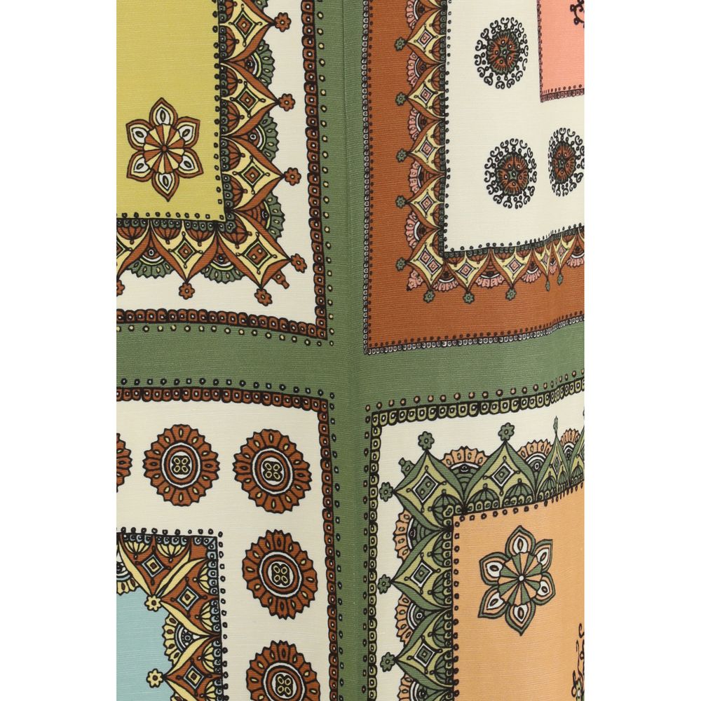 Multicolor Viscose Casual Dress