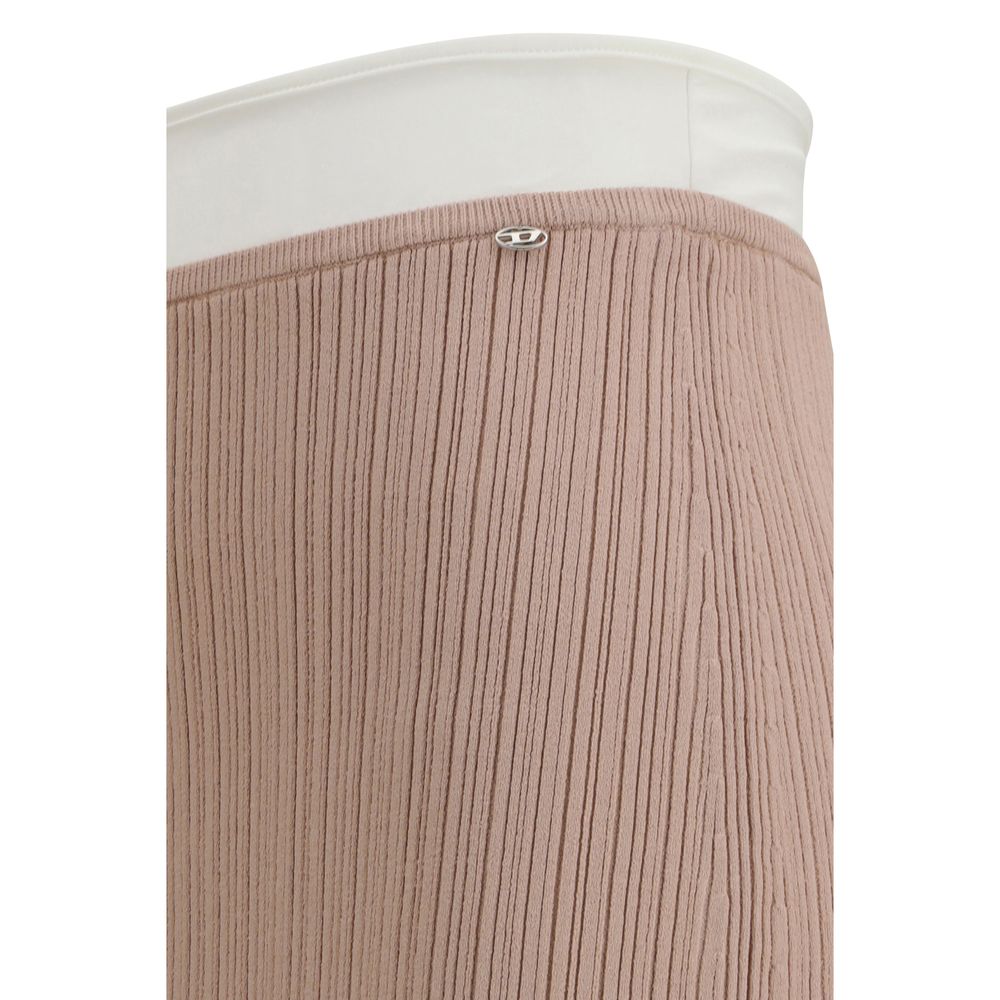 Multicolor Viscose Midi Skirt