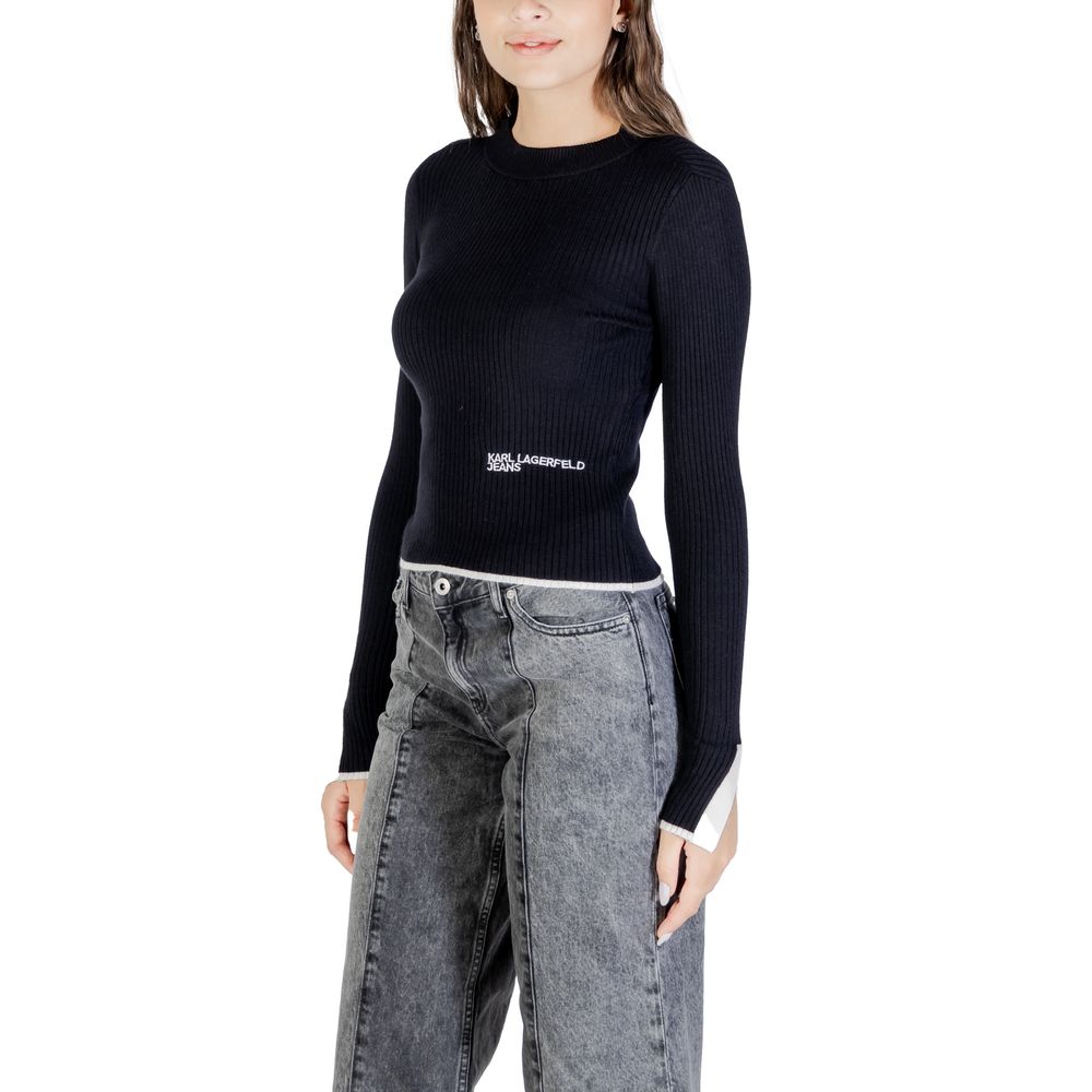 Black Viscose Sweatshirt