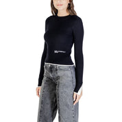 Black Viscose Sweatshirt