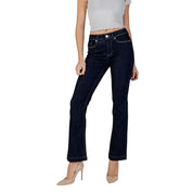 Blue Cotton Skinny Jeans