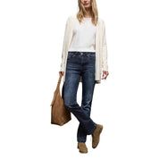 Blue Cotton Skinny Jeans