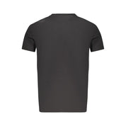 Black Cotton Men T-Shirt