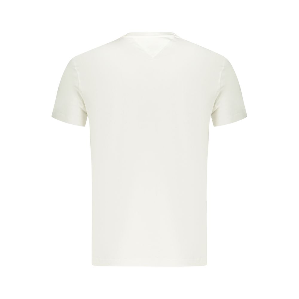 White Cotton Men T-Shirt