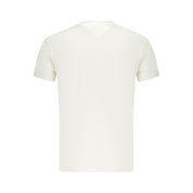 White Cotton Men T-Shirt
