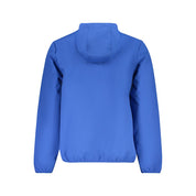 Blu Polyester Men's Jacket