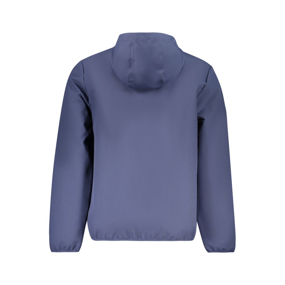 Blu Polyester Men's Jacket