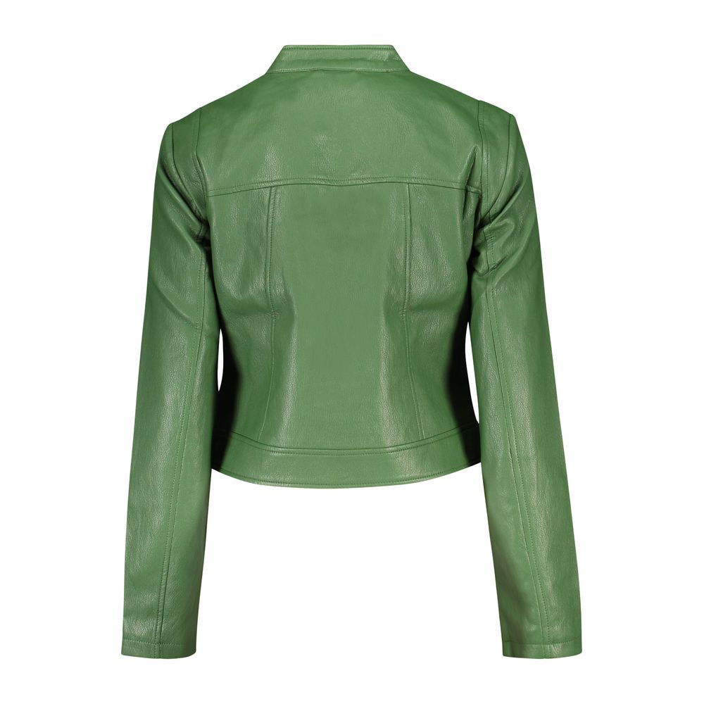 Verde Poliuretano Women Jacket