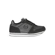 Black Polyurethane Women Sneaker