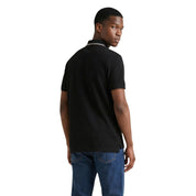 Black Cotton Polo Shirt