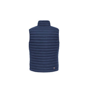 Blue Polyamide Sleveless Jacket