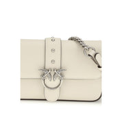 White Calf Leather Bos Taurus Shoulder Bag
