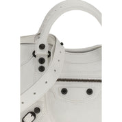 White Calf Leather Bos Taurus Handbag