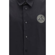 Black Cotton Dress Shirt