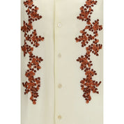 Bicolor Cotton Pattern Shirt