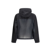 Black Cotton Shell Jacket
